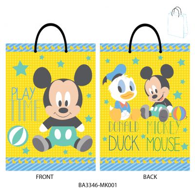 Gift Bag Large - Disney - Mickey Mouse & Donald Duck - Play Time