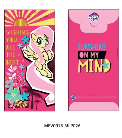 Money Envelope Large - Hasbro - My Little Pony - Pinkie Pie - Wishing You All The Best
