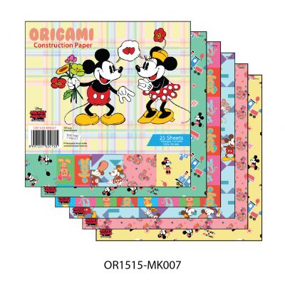 Construction Paper - Disney - Mickey & Minnie Mouse - Book Pattren