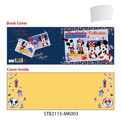 Sticker Book - Disney - Mickey & Minnie Mouse - Wish You Were Here